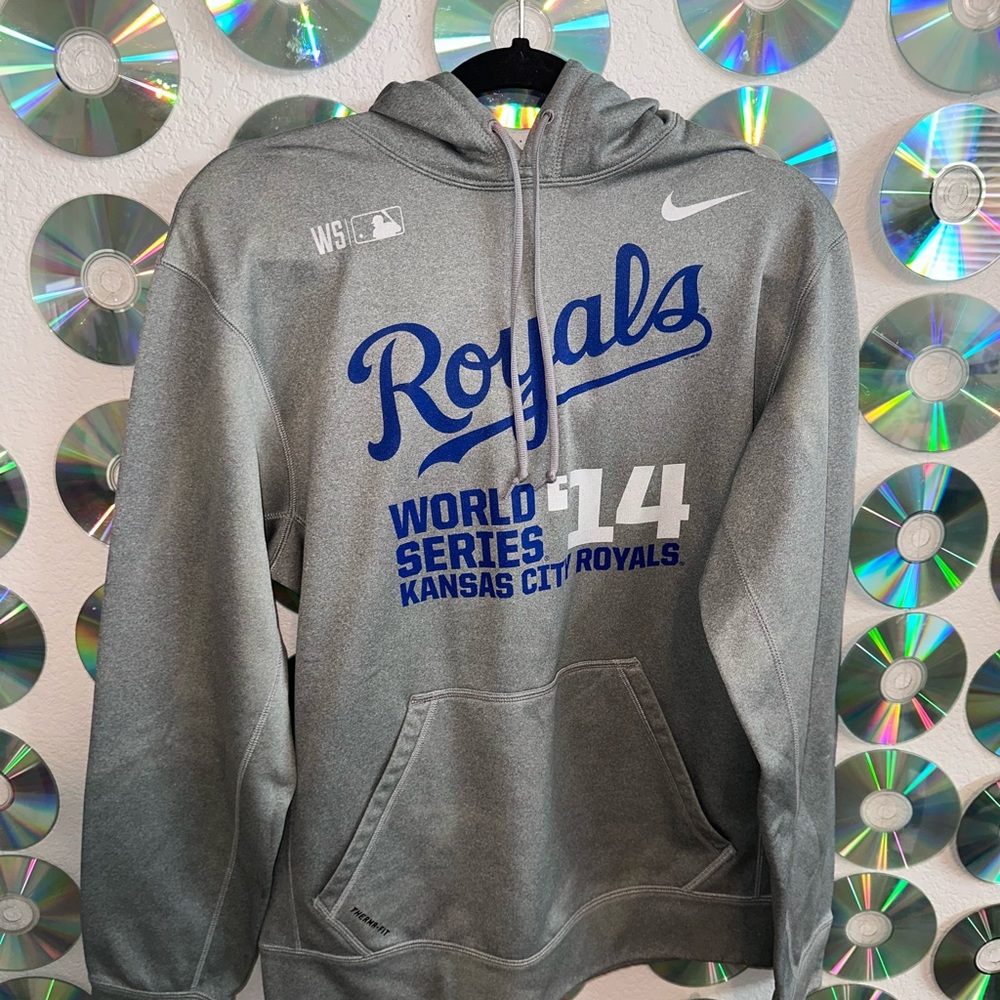 Nike Gray Kansas City Royals Hoodie